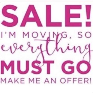👏🏼EVERYTHING 👏🏼 MUST 👏🏼GO!
